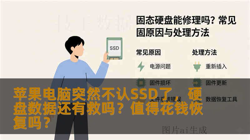 苹果电脑突然不认SSD了,硬盘数据还有救吗?值得花钱恢复吗? 苹果电脑突然不认SSD了,硬盘数据还有救吗?值得花钱恢复吗?