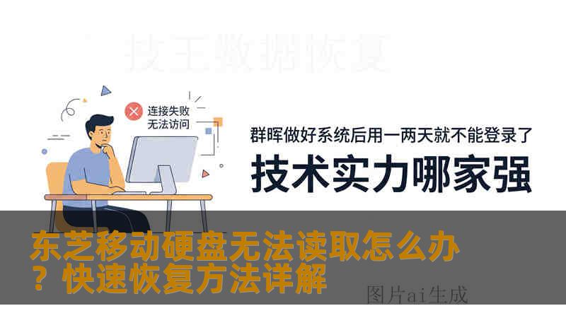 东芝移动硬盘无法读取怎么办？快速恢复方法详解