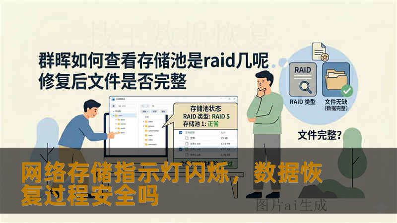 NAS指示灯闪烁数据恢复安全吗？本文通过真实案例分析指示灯闪烁原因，包括硬盘坏道、RAID故障、分区表损坏等，提供安全操作步骤，避免二次损坏。