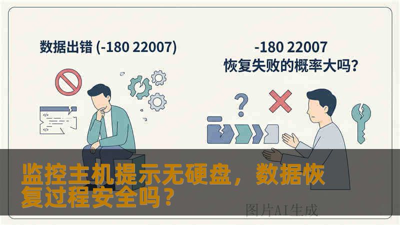 监控主机提示无硬盘，数据恢复过程安全吗？