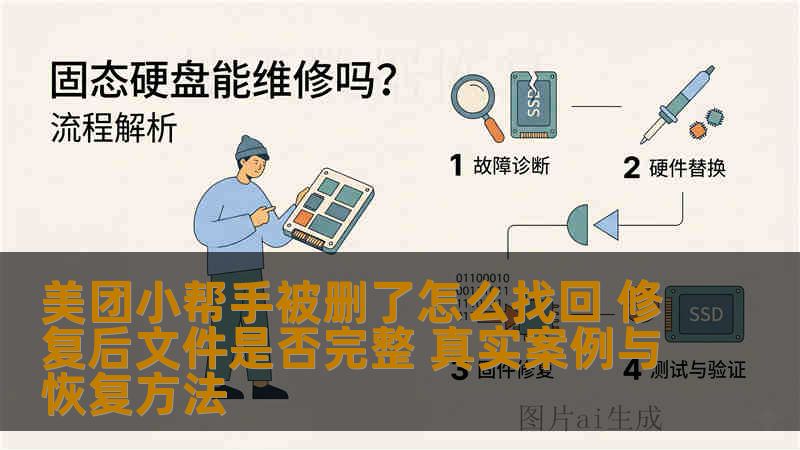美团小帮手被删了怎么找回 修复后文件是否完整 真实案例与恢复方法