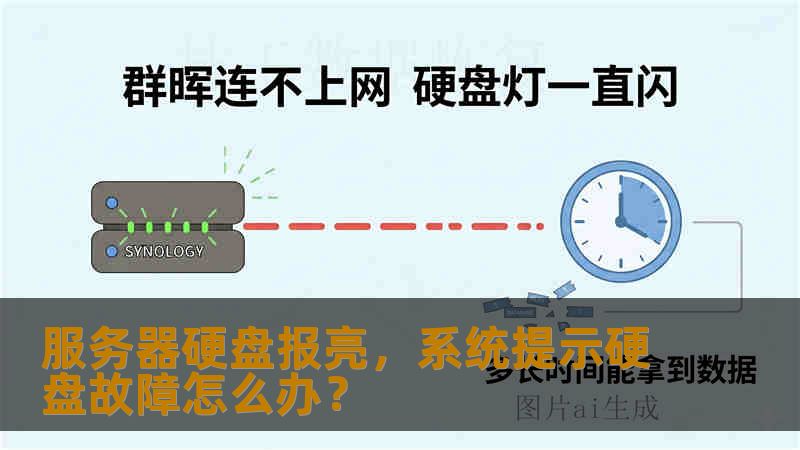 服务器硬盘报亮，系统提示硬盘故障怎么办？