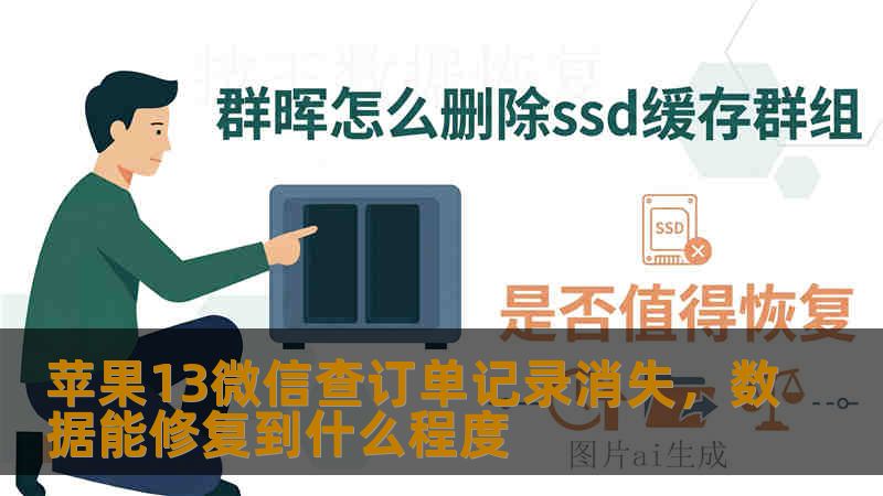 苹果13微信查订单记录消失，数据能修复到什么程度