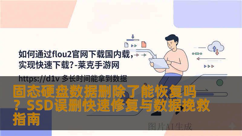 固态硬盘数据删除了能恢复吗？SSD误删快速修复与数据挽救指南