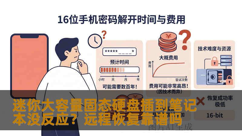 迷你大容量固态硬盘插到笔记本没反应？远程恢复靠谱吗
