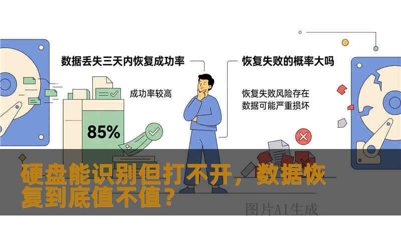 硬盘能识别但打不开，数据恢复到底值不值？