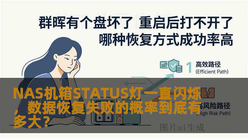 NAS机箱STATUS灯一直闪烁，数据恢复失败的概率到底有多大？