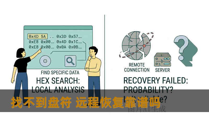 找不到盘符 远程恢复靠谱吗