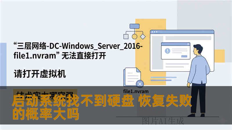 启动系统找不到硬盘 恢复失败的概率大吗