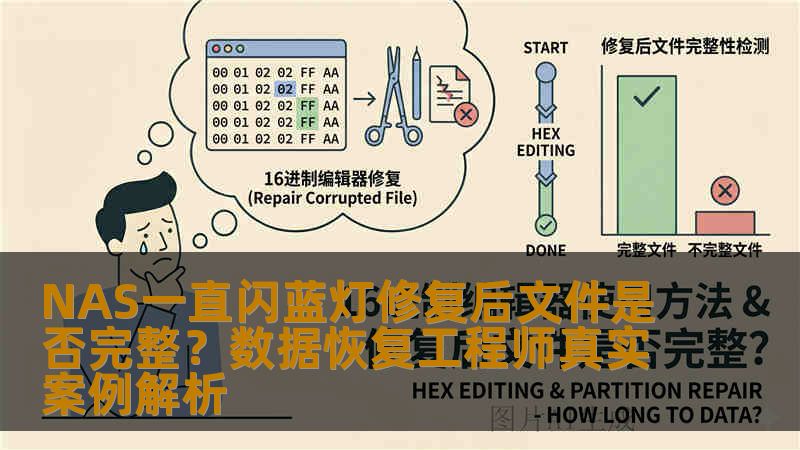NAS一直闪蓝灯修复后文件是否完整？数据恢复工程师真实案例解析