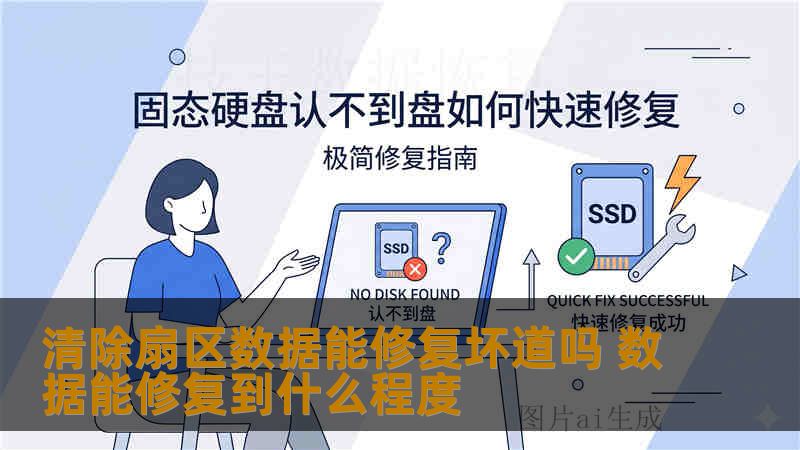 清除扇区数据能修复坏道吗 数据能修复到什么程度
