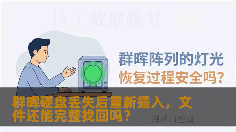 群晖硬盘丢失后重新插入，文件还能完整找回吗？