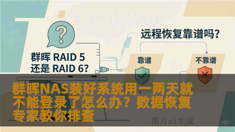 群晖NAS装好系统用一两天就不能登录了怎么办？数据恢复专家教你排查