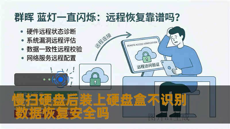慢扫硬盘后装上硬盘盒不识别 数据恢复安全吗