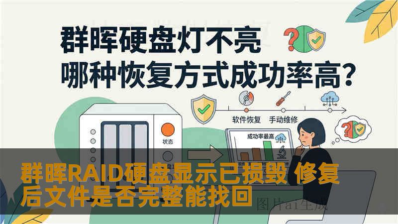 群晖RAID硬盘显示已损毁 修复后文件是否完整能找回