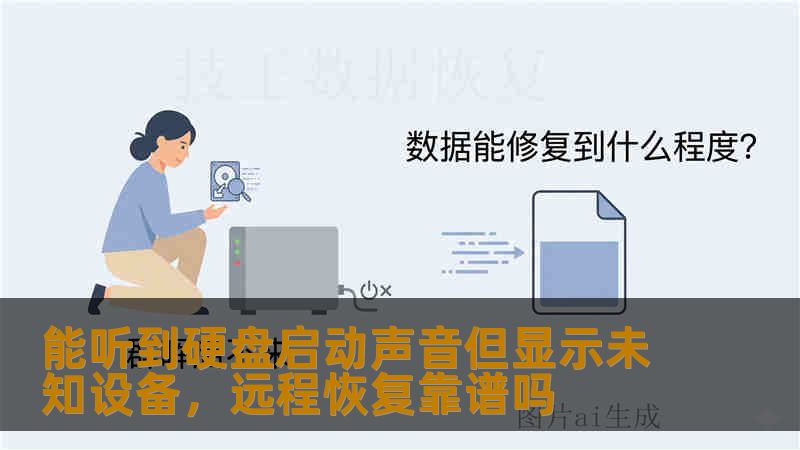 能听到硬盘启动声音但显示未知设备，远程恢复靠谱吗