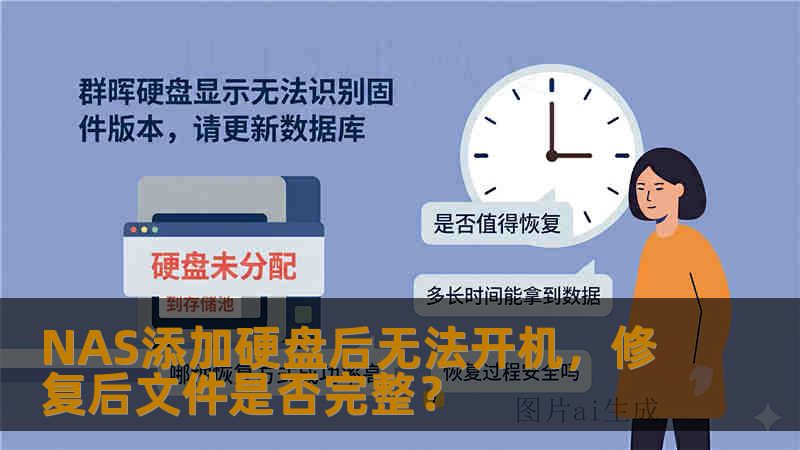 NAS添加硬盘后无法开机，修复后文件是否完整？