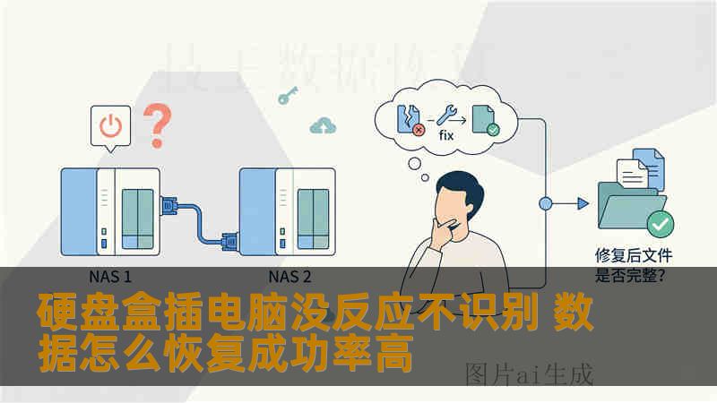硬盘盒插电脑没反应不识别 数据怎么恢复成功率高