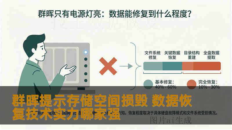 群晖提示存储空间损毁 数据恢复技术实力哪家强