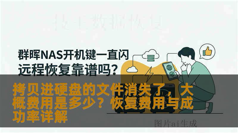 拷贝进硬盘的文件消失了，大概费用是多少？恢复费用与成功率详解