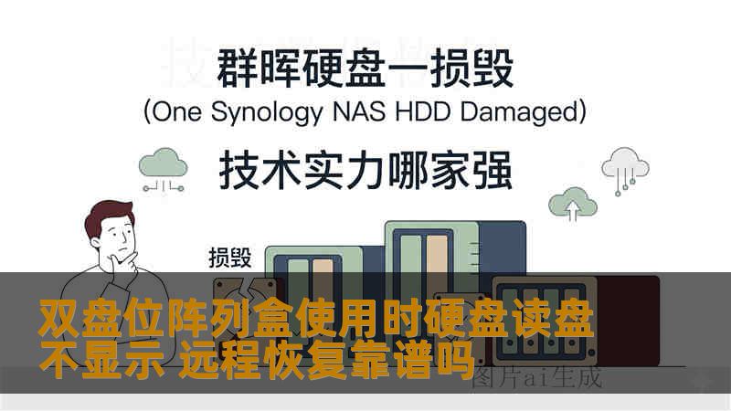 双盘位阵列盒使用时硬盘读盘不显示 远程恢复靠谱吗