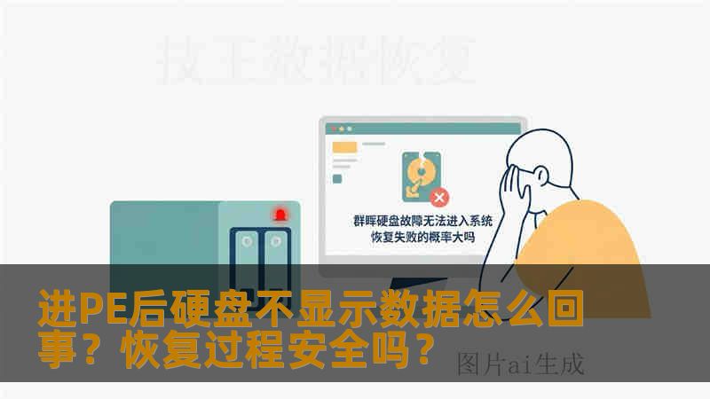 进PE后硬盘不显示数据怎么回事？恢复过程安全吗？