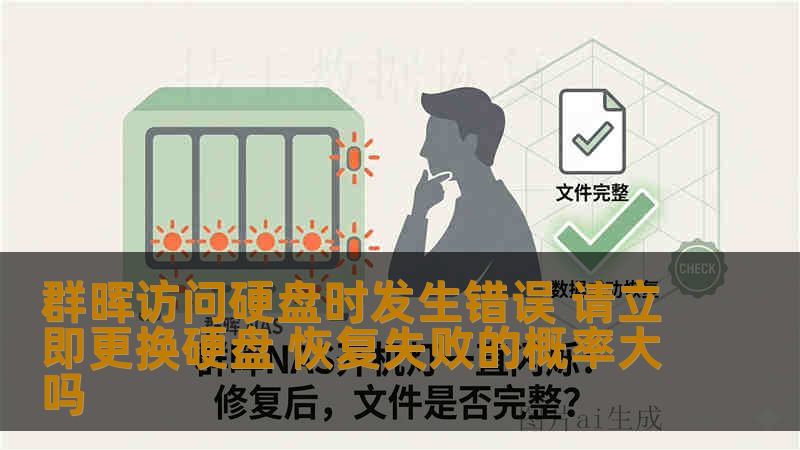 群晖访问硬盘时发生错误 请立即更换硬盘 恢复失败的概率大吗