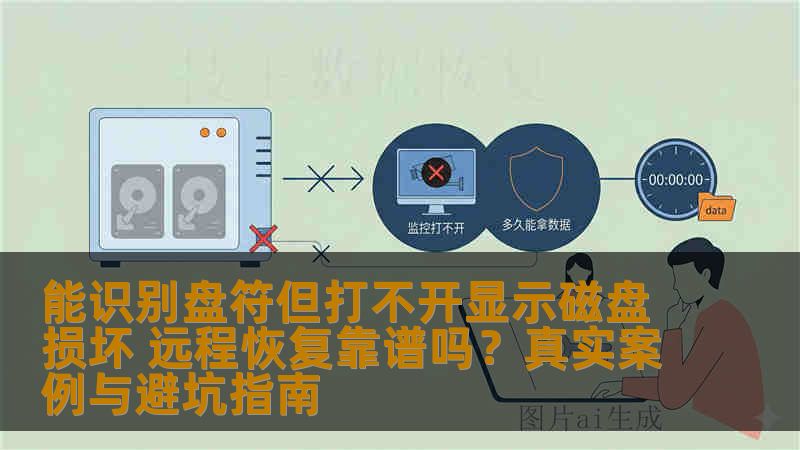 能识别盘符但打不开显示磁盘损坏 远程恢复靠谱吗？真实案例与避坑指南