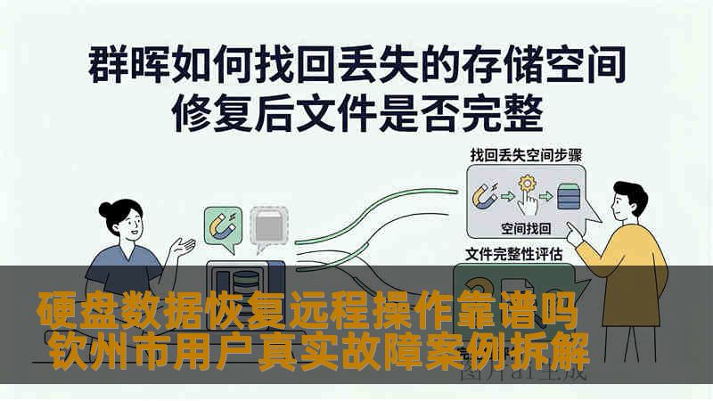 硬盘数据恢复远程操作靠谱吗 钦州市用户真实故障案例拆解