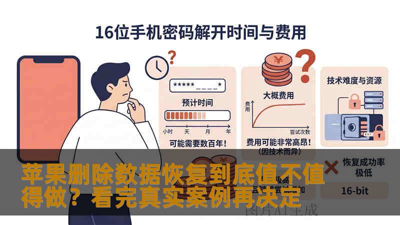 苹果删除数据恢复到底值不值得做？看完真实案例再决定
