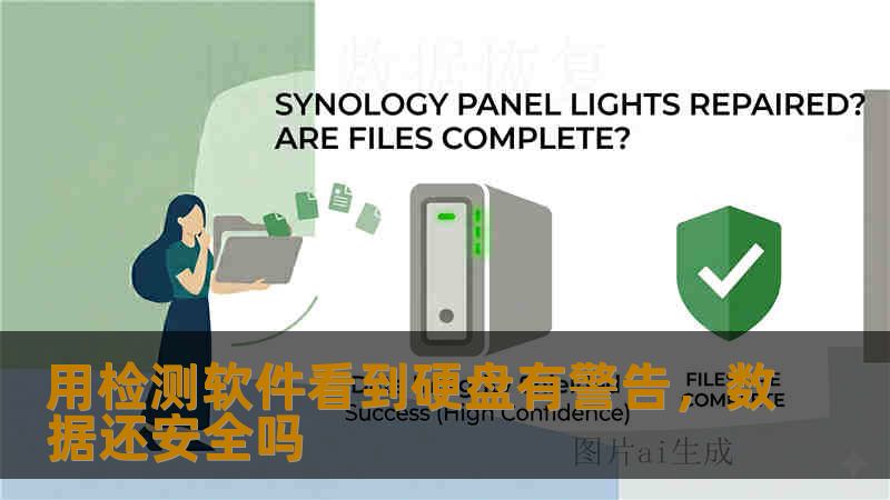 用检测软件看到硬盘有警告，数据还安全吗