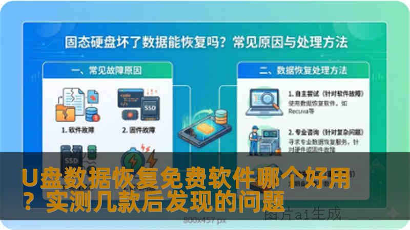 U盘数据恢复免费软件哪个好用？实测几款后发现的问题