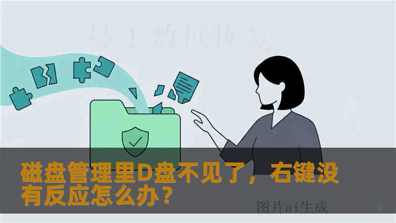 磁盘管理里D盘不见了，右键没有反应怎么办？