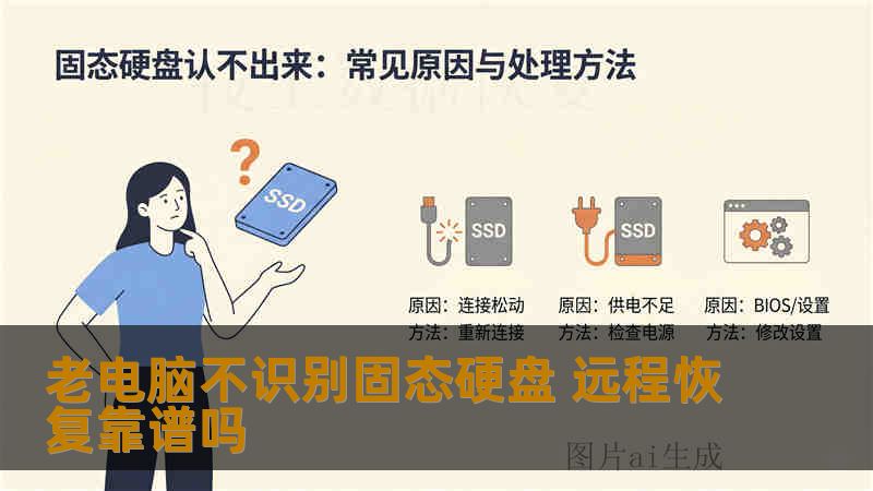老电脑不识别固态硬盘 远程恢复靠谱吗