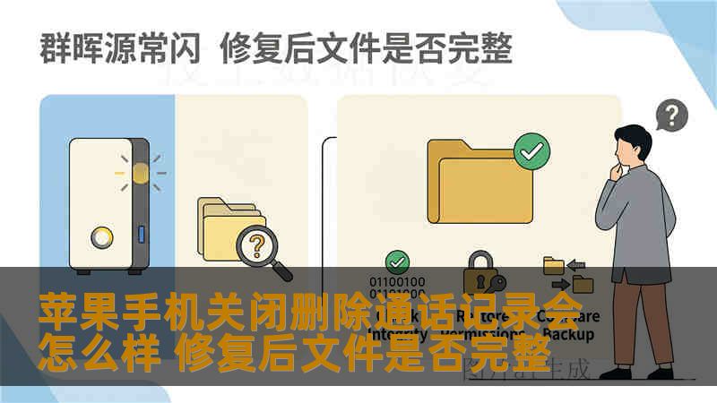 苹果手机关闭删除通话记录会怎么样 修复后文件是否完整