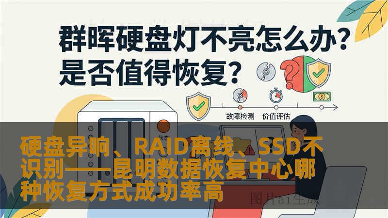 硬盘异响、RAID离线、SSD不识别——昆明数据恢复中心哪种恢复方式成功率高