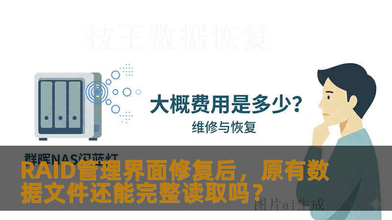 RAID管理界面修复后，原有数据文件还能完整读取吗？