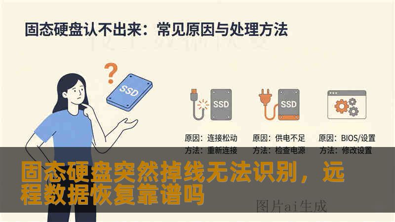 固态硬盘突然掉线无法识别，远程数据恢复靠谱吗