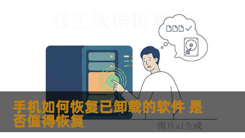 手机如何恢复已卸载的软件 是否值得恢复