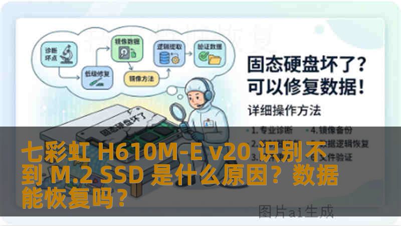 七彩虹 H610M-E v20 识别不到 M.2 SSD 是什么原因？数据能恢复吗？