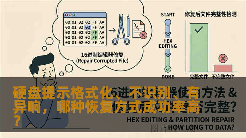 硬盘提示格式化、不识别、有异响,哪种恢复方式成功率高? 硬盘提示格式化、不识别、有异响,哪种恢复方式成功率高?