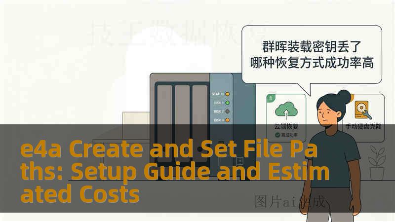 e4a Create and Set File Paths: Setup Guide and Estimated Costs