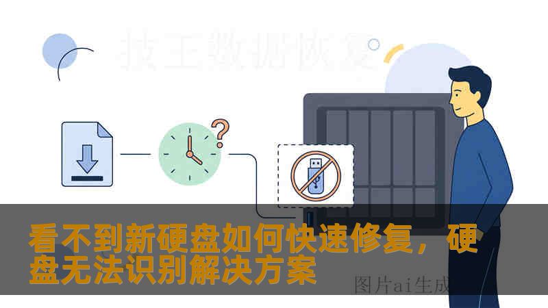 看不到新硬盘如何快速修复，硬盘无法识别解决方案