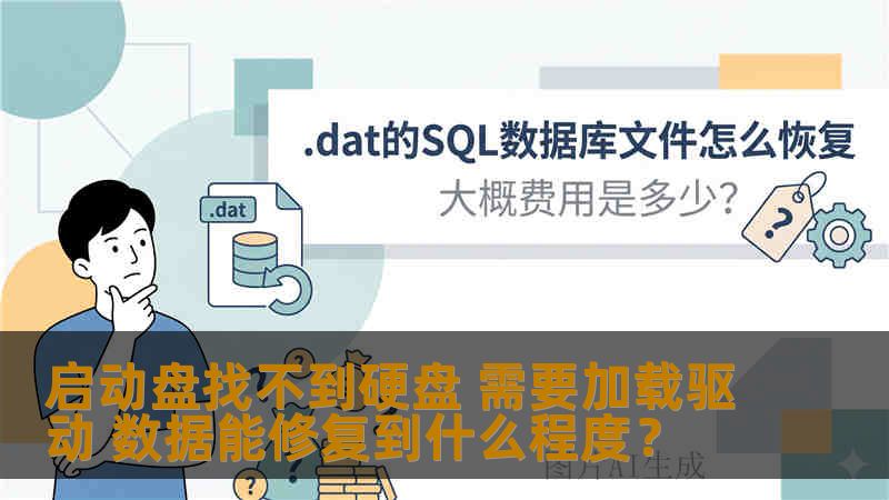启动盘找不到硬盘 需要加载驱动 数据能修复到什么程度？