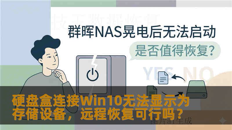 硬盘盒连接Win10无法显示为存储设备,远程恢复可行吗? 硬盘盒连接Win10无法显示为存储设备,远程恢复可行吗?