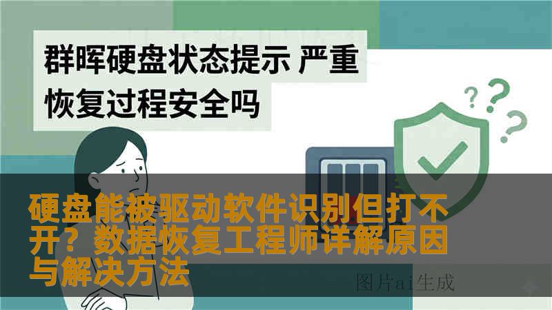 硬盘能被驱动软件识别但打不开？数据恢复工程师详解原因与解决方法