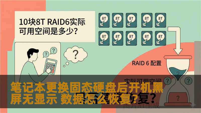 笔记本更换固态硬盘后开机黑屏无显示 数据怎么恢复？