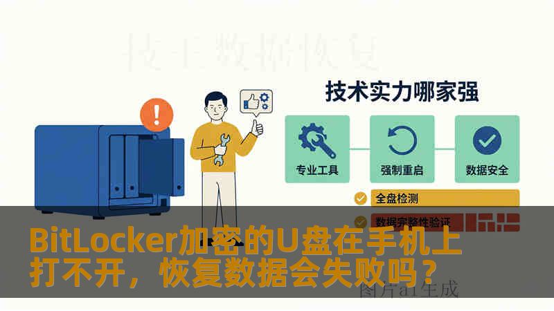 BitLocker加密的U盘在手机上打不开，恢复数据会失败吗？