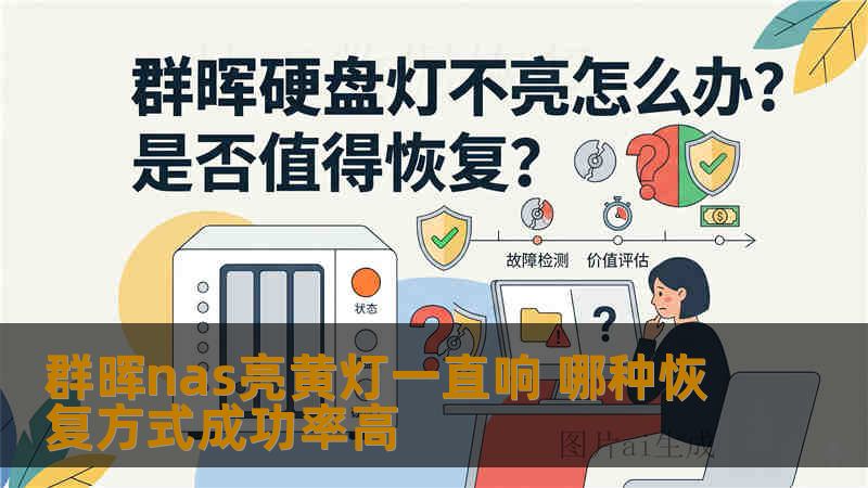 群晖nas亮黄灯一直响 哪种恢复方式成功率高