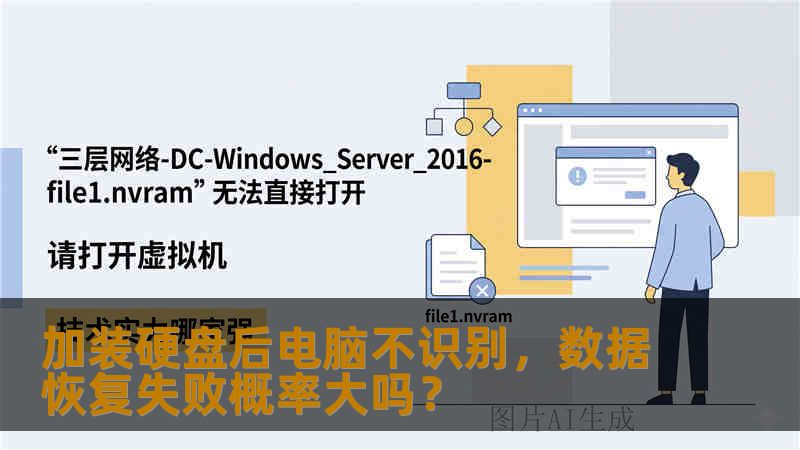 加装硬盘后电脑不识别，数据恢复失败概率大吗？